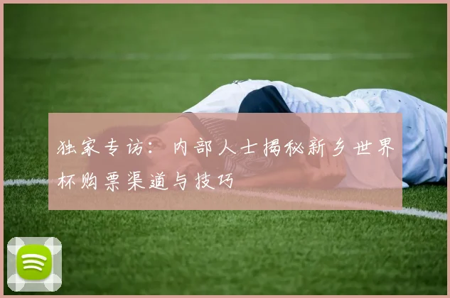 独家专访:内部人士揭秘新乡世界杯购票渠道与技巧